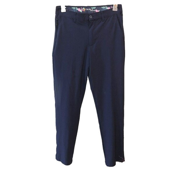 Birdie Bound Golf Pants Men 30x32 Blue Stretch Performance Preppy Lightweight - Picture 1 of 10